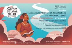 Participez au concours d’écriture et d’illustration du salon du Livre en Polynésie
