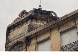 Effondrement partiel du dôme du bâtiment dit « Bûcher » à Fort-de-France