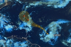 Saison cyclonique : Dépression tropicale n°7 en formation dans l’Atlantique, aucun danger direct pour les Petites Antilles