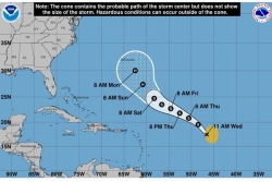 Gabrielle, septième tempête tropicale de la saison cyclonique 2025 en Atlantique