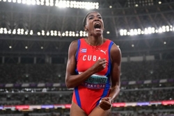 Podium 100 % caribéen au triple saut à Tokyo : la Cubaine Perez Hernandez sacrée championne du monde