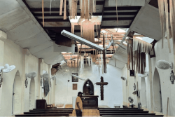 La fondation du Patrimoine offre un chèque pour la reconstruction de l'église Saint Michel