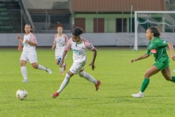 Club Colonial/ASC Footibel de Kourou en demi finale inter-ligue de la Coupe de France féminine