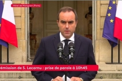 "On ne peut pas être Premier ministre quand les conditions ne sont pas réunies." Sébastien Lecornu explique sa démission face aux caméras