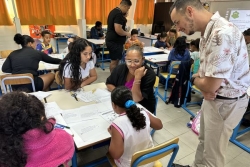 Saint-Denis : des familles à l’école à l’occasion de la semaine des parents