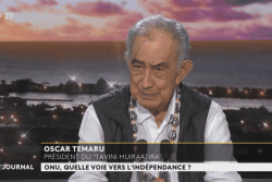 Oscar Temaru, président du parti indépendantiste, invité du JT de La 1ère