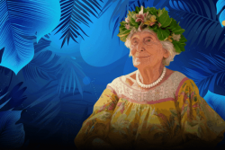 Michèle de Chazeaux, la voix et la mémoire de la Polynésie, gardienne de centaines d'histoires