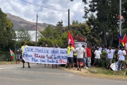 Hommage à Faara Tournier, mortellement blessé il y a un mois par un gendarme à Plum