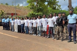 La nouvelle promotion des cadets citoyens de la gendarmerie fait sa rentrée