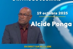 Alcide Ponga, président du gouvernement de la Nouvelle-Calédonie, est l’invité du journal télévisé de 19 h 30