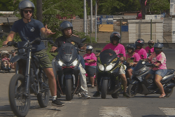 Octobre rose : les motards s'engagent dans la lutte contre le cancer du sein