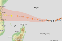 La tempête tropicale Chenge attendue au large de la pointe nord de Madagascar ce samedi