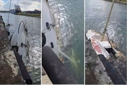 Pollution au Port de Jarry : le "propriétaire mis en demeure de renflouer" ses trois navires coulés lors des intempéries Pollution au Port de Jarry : le "propriétaire mis en demeure de renflouer" ses trois navires coulés lors des intempéries