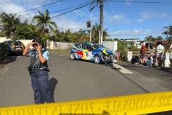 Tragique sortie de route sur le Rallye de Saint-Joseph : une petite fille est décédée, deux autres enfants gravement blessés