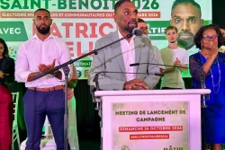 Patrice Selly officialise sa candidature à la mairie de Saint-Benoît devant un millier de personnes 