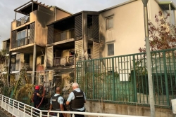 PHOTOS. Incendie dans un immeuble de Mont Roquefeuil à Saint-Gilles