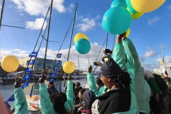 Transat Café l'Or : début de course mouvementé pour les skippeurs guadeloupéens