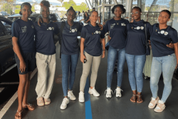 Sept jeunes handballeuses guyanaises en route vers l’élite