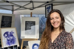 L'artiste Charlotte Mollet sélectionnée pour exposer au salon des Beaux Arts à Paris