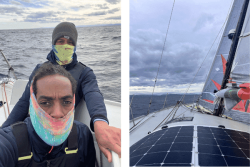 Transat Café L'Or : Moane Mangatalle et Jean-Yves Aglaé en passe de faire escale en Espagne
