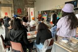 Maureen, la "Queen" martiniquaise du shatta invite ses fans à peindre et danser à Paris