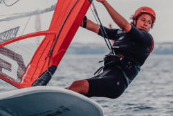 Swann Manhaval, jeune talent schoelchérois, sacré champion d’Europe U15 de IQFoil