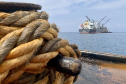 VIDÉO. Un minéralier à propulsion éolienne pour la première fois en Nouvelle-Calédonie