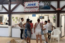 1er novembre : au marché au poisson de Cayenne, jour férié mais pas chômé