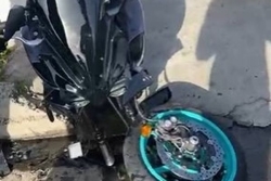 [VIDEO] Accident spectaculaire sur la route de Petit-Bourg : un conducteur pris d’une crise d’épilepsie percute plusieurs motos