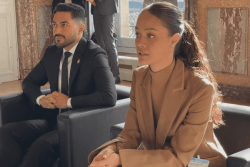 Miss Tahiti reçue à l'Assemblée Nationale