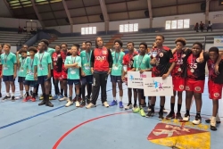 Les jeunes mis à l'honneur avec le Trophée des Champions de handball au palais des sports du Lamentin