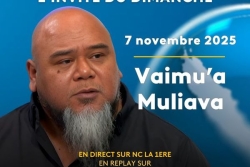 Vaimu’a Muliava, premier vice-président de l’Éveil Océanien, est l'invité du journal télévisé de 19h30