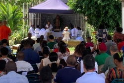 Vandalisme à l’église Notre-Dame-de-Fatima : le père Bienvenu Kasongo parle de "profanation", les fidèles se disent "choqués"