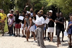 Green Days Challenge : à Balaté, Guyan’Event’s mobilise pour une plage plus propre