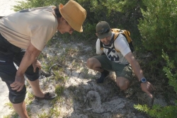 Isabelle Autissier, présidente d'honneur du WWF France, s'imprègne de la biodiversité calédonienne
