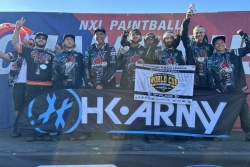 Trois Tahitiens brillent à la NXL Paintball World Cup et décrochent la place de vice-champions du monde 