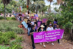 "A La Réunion, chaque jour, 12 femmes déclarent des violences conjugales" : une marche a eu lieu contre les violences sexistes et sexuelles