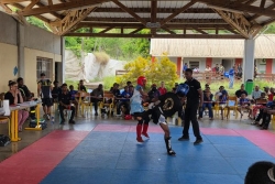 Finales du championnat de Mayotte de kick-light au lycée Tani Malandi à Chirongui