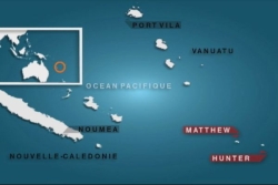 La France et le Vanuatu ont engagé les discussions sur Matthew et Hunter