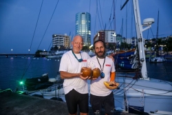 Transat Café L'Or 2025 : le dernier bateau, Rêve à Perte de vue-Qwanza, est arrivé à Fort-de-France