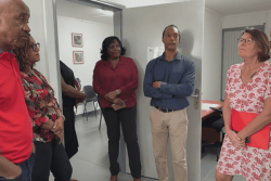 Aude Luquet, coordinatrice nationale pour l'égalité femmes-hommes, à la rencontre des acteurs de terrain contre les violences