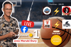 Basket : Tahiti – Nouvelle-Calédonie en direct sur Polynésie la 1ère