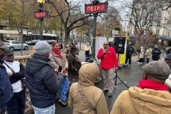 "Il faudrait une délégation de services publics pour l'aérien", des Ultra-marins manifestent contre le prix des billets d'avion