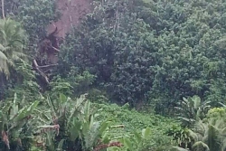 Nouveau glissement de terrain à Afaahiti : 4 familles évacuées par précaution