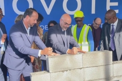 Pose de la première pierre du futur Novotel Guadeloupe Aéroport aux Abymes
