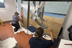 VIDEO. Deux tableaux datant de 1937 restaurés sur le Campus Caraïbéen des Arts en Martinique
