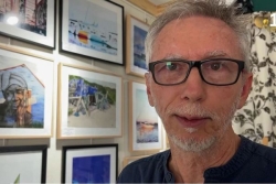 EN IMAGES. Bertrand Rouby, le peintre dont Marie-Galante est la muse