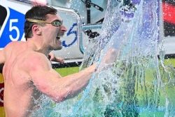 NATATION. Maxime Grousset champion d’Europe du 100 m papillon à un magnifique centième devant le Suisse Ponti