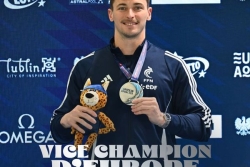 Six médailles européennes pour le nageur calédonien, Maxime Grousset