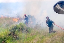 Un feu a inquiété les pompiers plaine des Cigales, à Koné